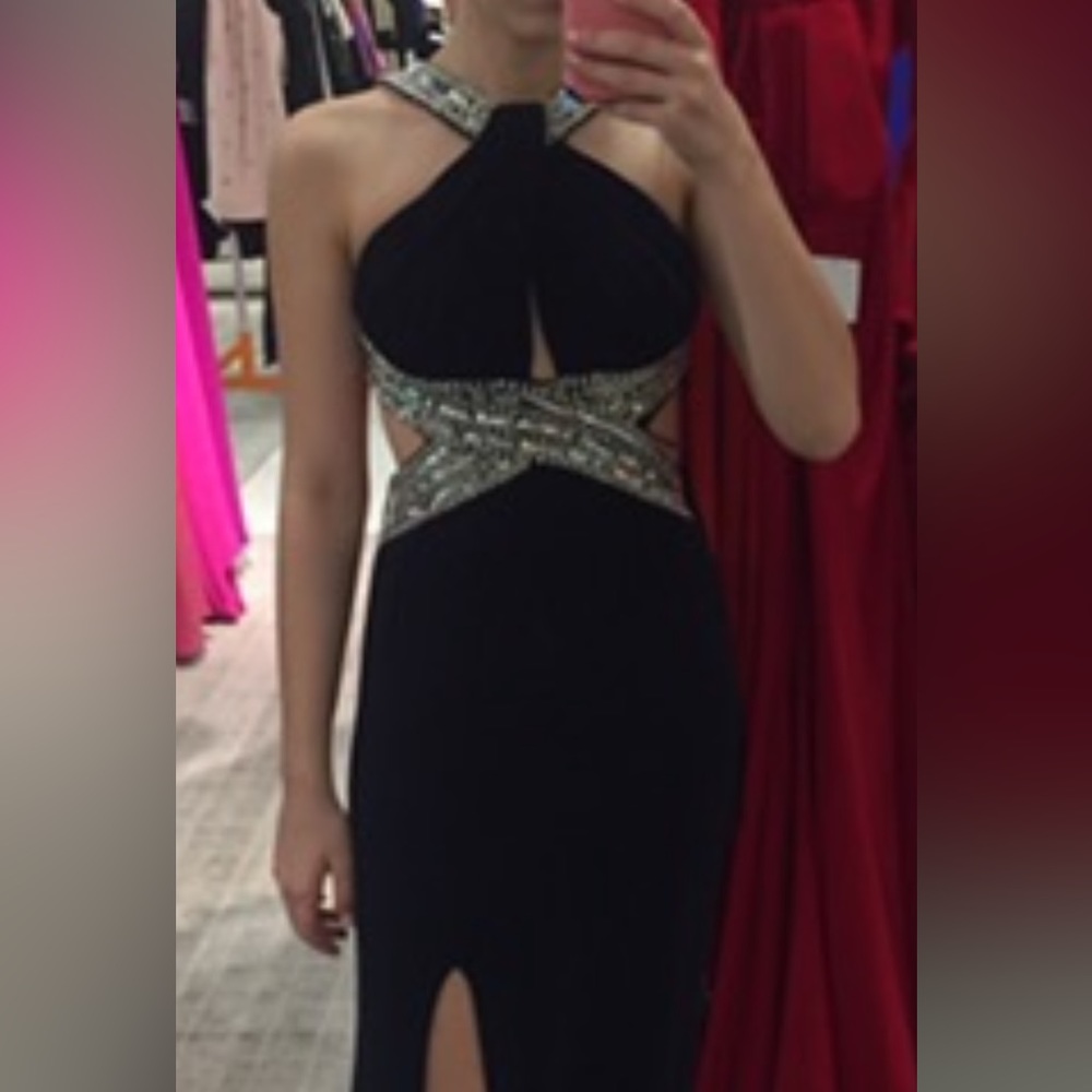 Navy Blue Lord & Taylor Evening Gown